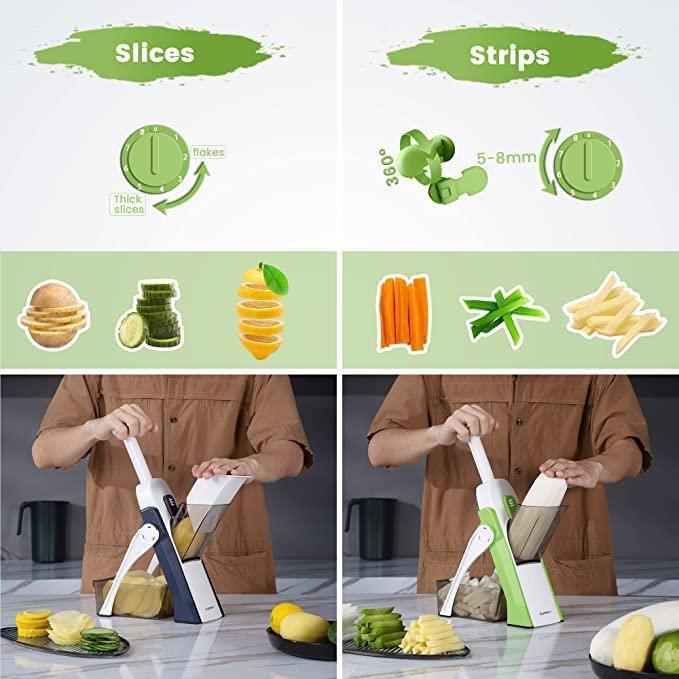 All in 1 Multi-Purpose Mandoline Slicer - noQMall
