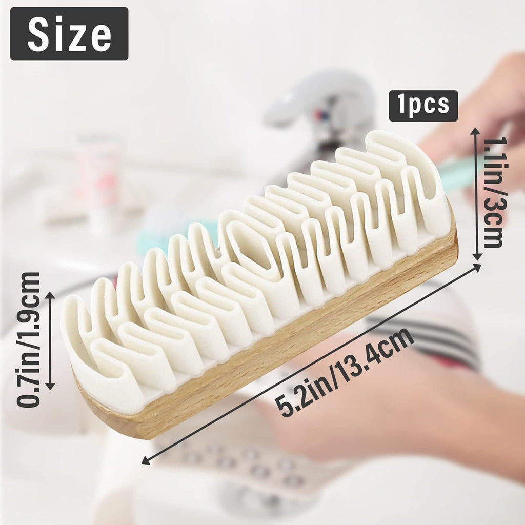 2 in 1 Shoe Cleaning Brush – Rubber Bristles for Effective Cleaning