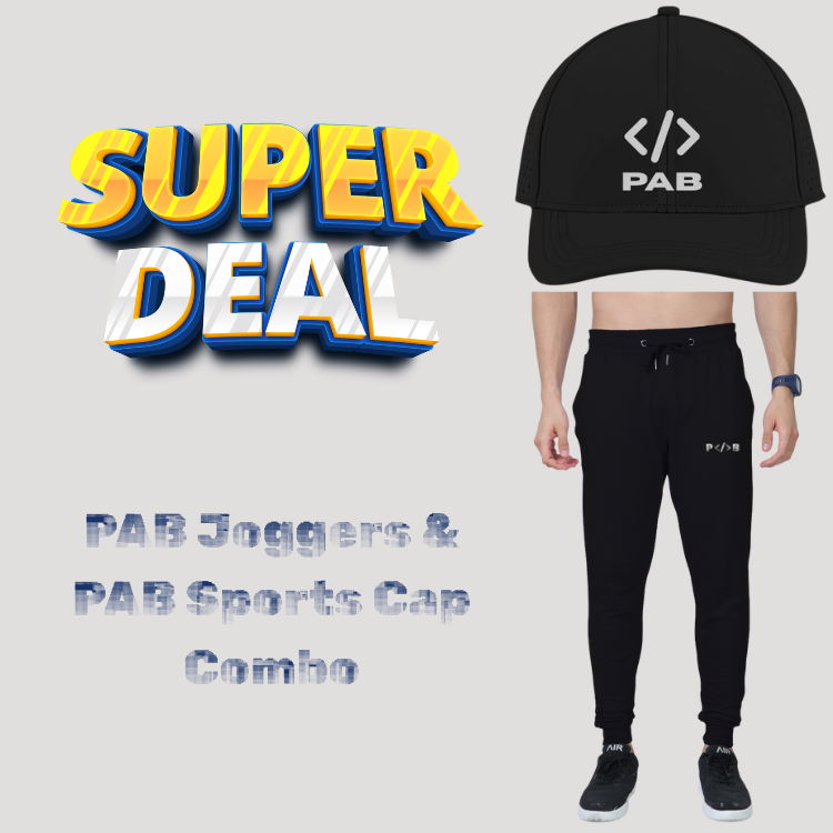 PAB Sports Cap & Joggers Combo - Style That Moves With You